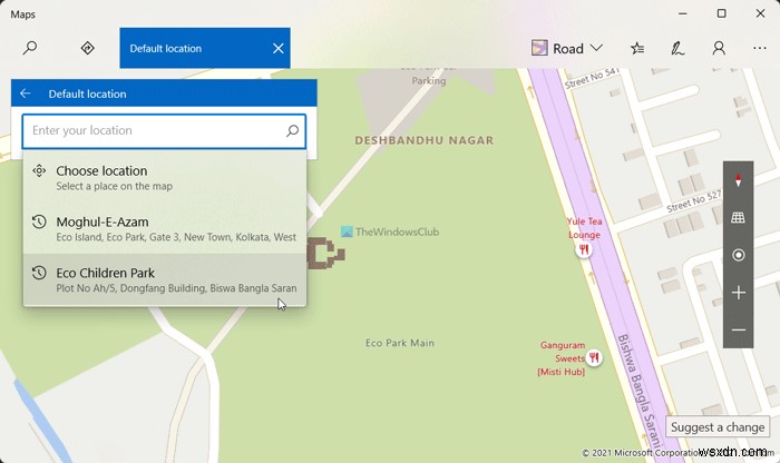 How to set Default Location of your PC in Windows 11/10