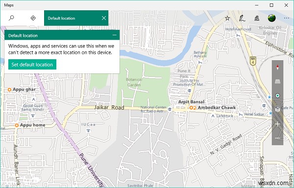 How to set Default Location of your PC in Windows 11/10