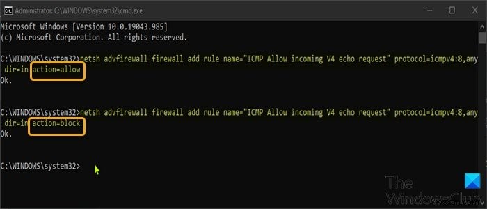 How to allow Pings (ICMP Echo requests) through Windows Firewall