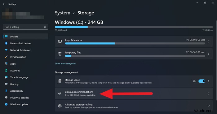 How to use Cleanup Recommendations on Windows 11 to Clear Disk Space