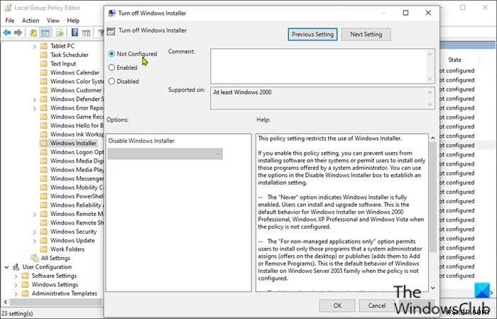 Fix Error 1625, This installation is forbidden by system policy