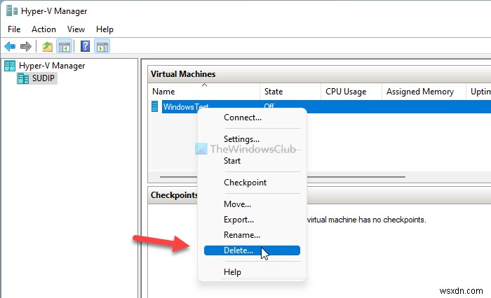 Hyper-V encountered an error while loading the virtual machine configuration