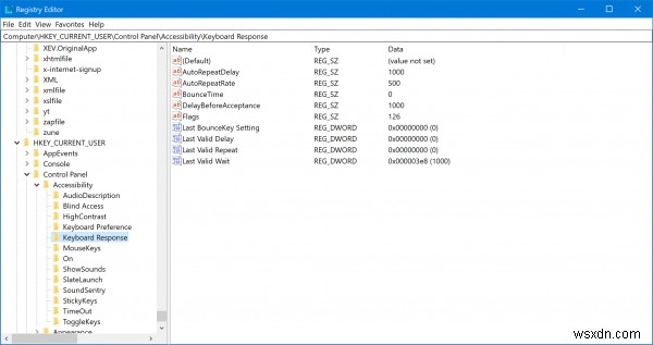 How to set the Keyboard Repeat Rate and Repeat Delay in Windows 10