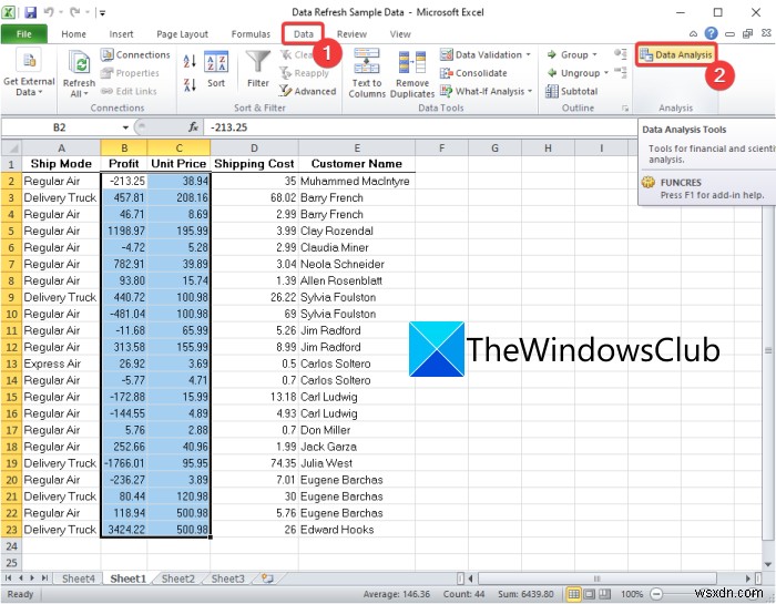 How to perform Regression Analysis in Windows 11/10
