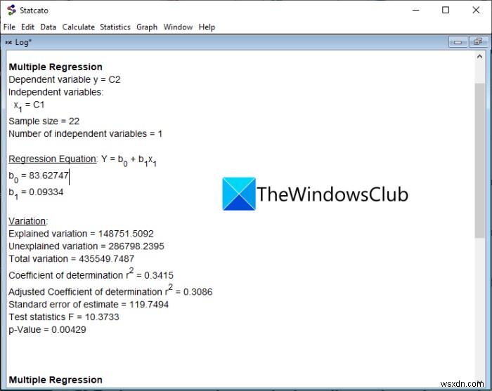 How to perform Regression Analysis in Windows 11/10
