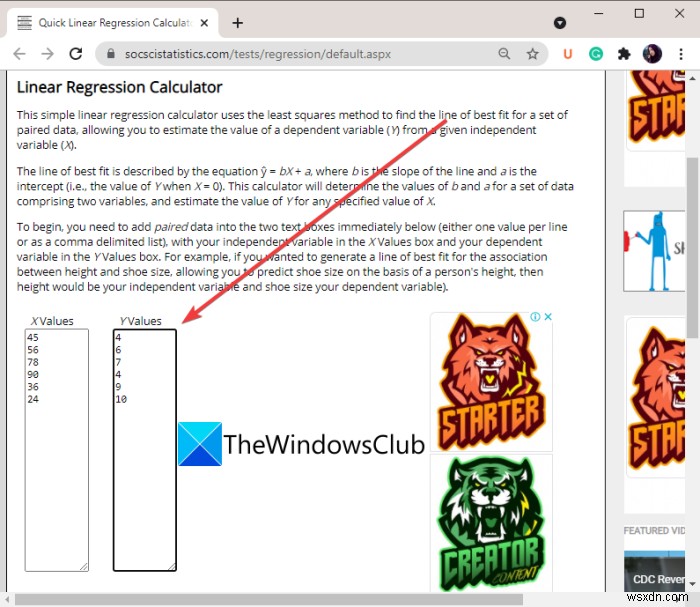 How to perform Regression Analysis in Windows 11/10