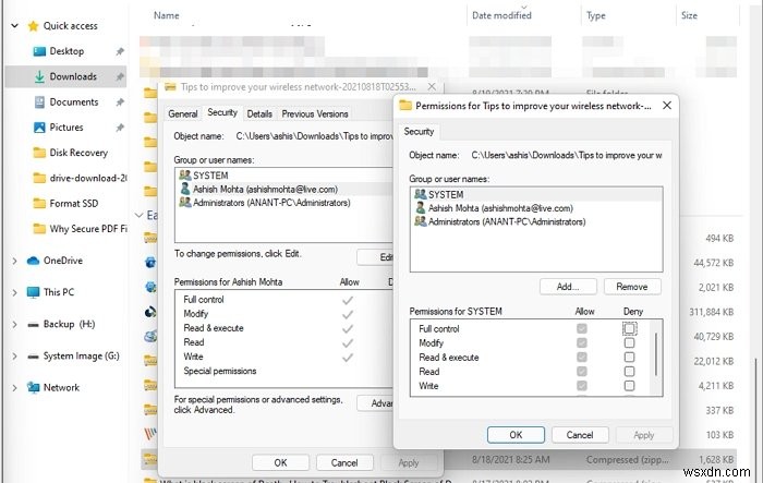 Fix Error 0x80004005, Unspecified error on Windows 11/10