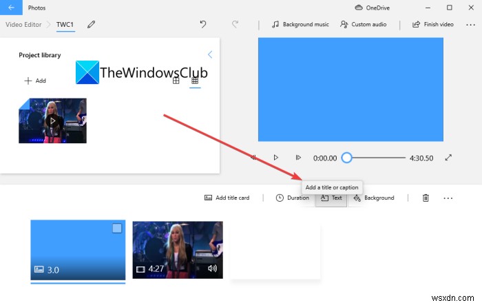 How to create Movie Credits in Windows 11/10