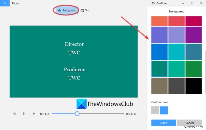 How to create Movie Credits in Windows 11/10