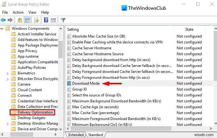 Service Host Delivery Optimization High Network, Disk or CPU usage