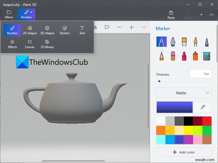 How to edit 3D OBJ models in Windows 11/10