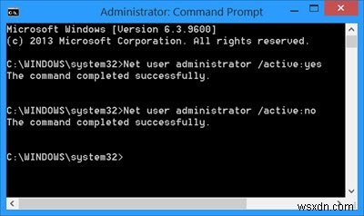 How to Enable or Disable built in Administrator account in Windows 11/10