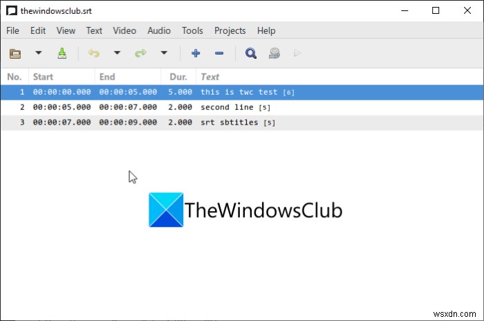 How to create SRT subtitles in Windows 11/10