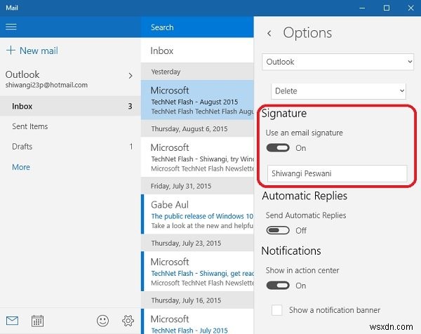 Windows Mail app Tips and Tricks