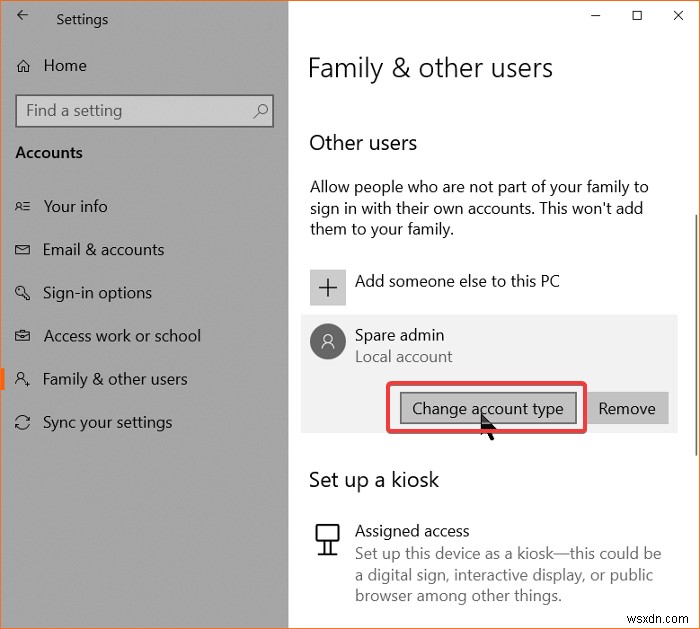 How to change a Standard user to Administrator account & vice versa in Windows 11/10