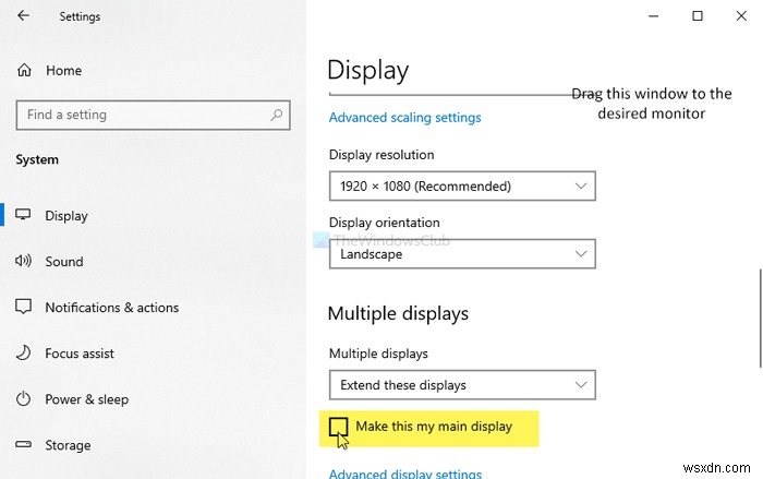 How to force applications to open on primary monitor in Windows 11/10