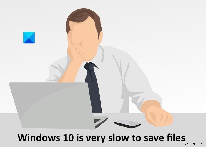 Windows 11 is very slow to save files; Save As appears late