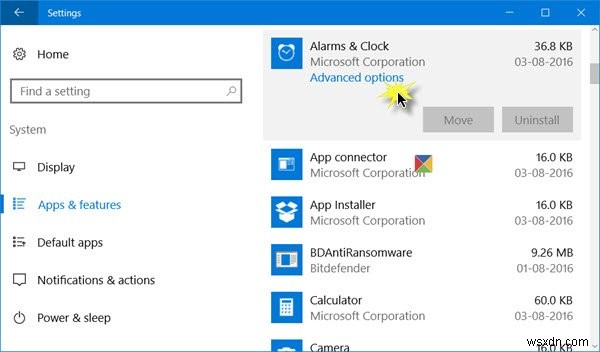 How to Reset or Repair Microsoft Store apps via Windows Settings