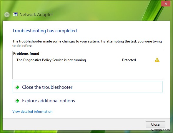 The Diagnostics Policy Service is not running on Windows 11/10