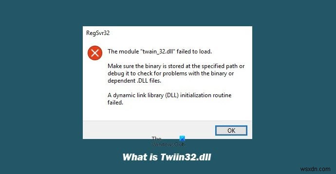 What is twain_32.dll in Windows? Is it a virus?