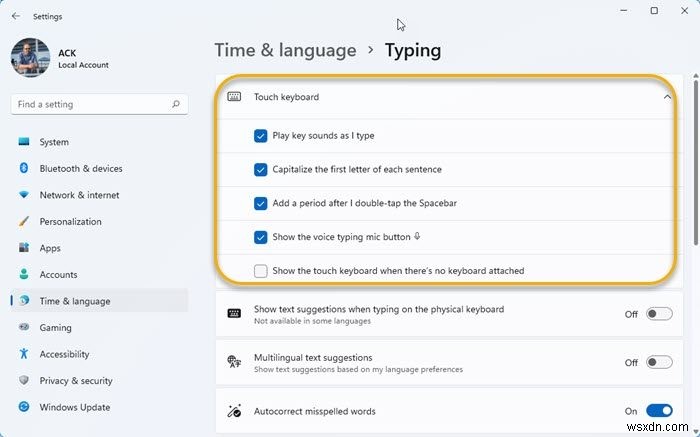 Touch Keyboard Settings, Tips and Tricks for Windows 11/10