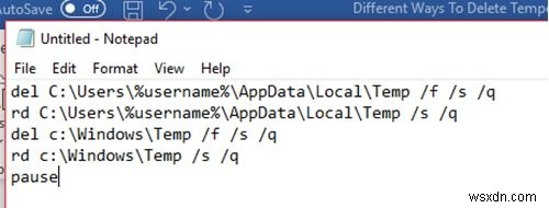 Different ways to delete Temporary Files on Windows 11/10