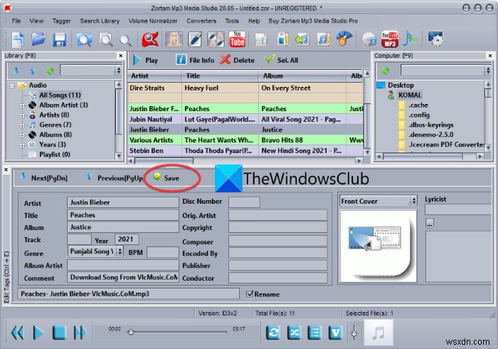 How to Add and Embed Lyrics to MP3 files in Windows 11/10
