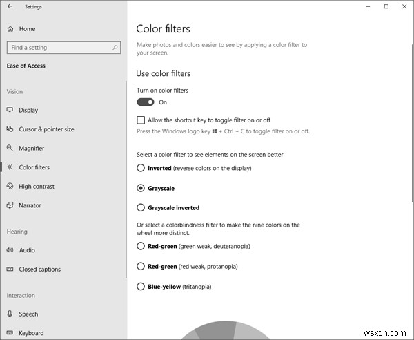 How to Turn off or on ColorBlind mode in Windows 11/10