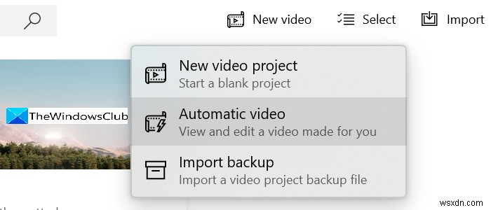 How to make a Video from Photos in Windows 11