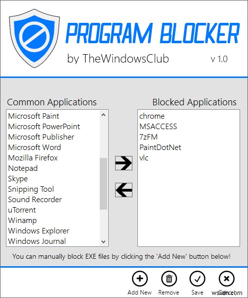 How to Blacklist or Whitelist a Program in Windows 11/10