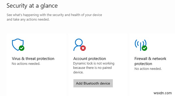 Dynamic Lock is not working or missing in Windows 11/10