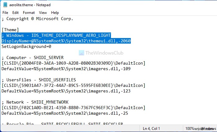 How to install the hidden Aero Lite theme in Windows 11