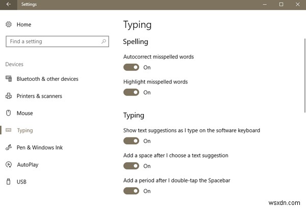 Turn off or Disable Spell Checker & Auto-Correct in Windows 11/10