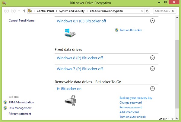 How to backup BitLocker Drive Encryption Recovery Key in Windows 11/10