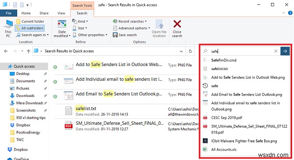 File Explorer Search not working properly in Windows 11/10