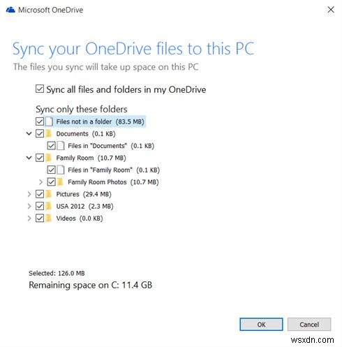 How to use OneDrive Selective Sync in Windows 11/10