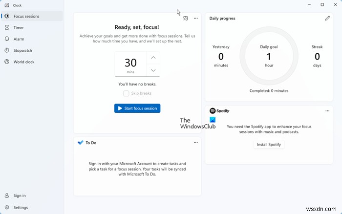 Add Clocks, Set Alarms, Use Timer & Stopwatch in Alarms & Clocks app of Windows 11/10