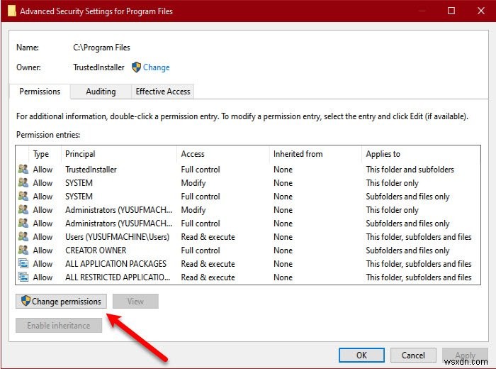 Windows Store Apps fail to start? Check Registry & File Permissions