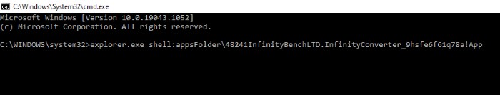 How to open Microsoft Store apps from Command Prompt