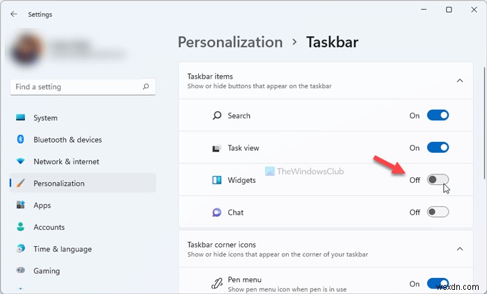 How to Add or Remove Widgets from Windows 11 Taskbar