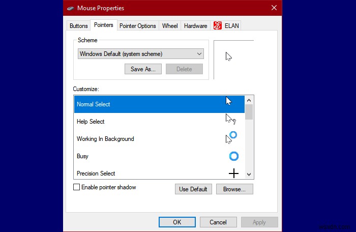 How to prevent Themes from changing Mouse Pointer in Windows 11/10