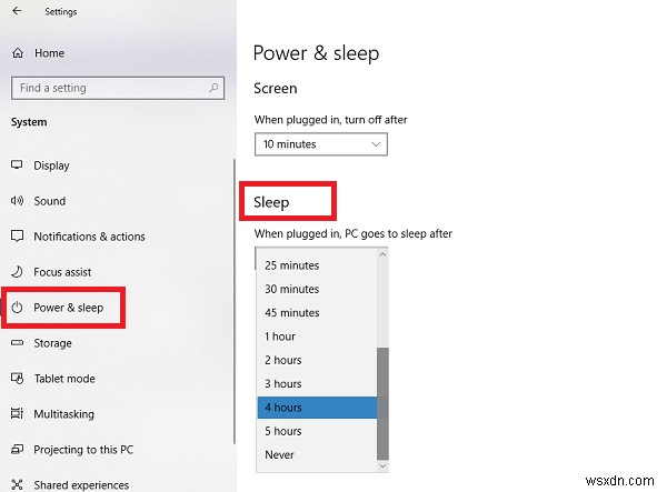 How to change Sleep settings on Windows 11/10