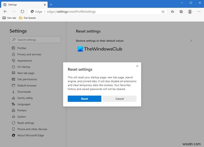 Microsoft Edge browser hangs, freezes, crashes or is not working