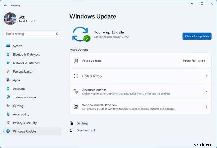 Where to look for your Windows Update History in Windows 11/10
