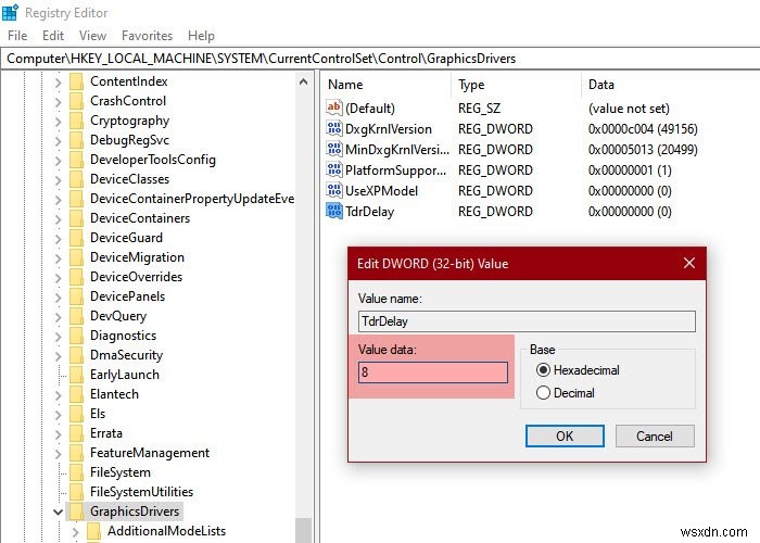 Video Driver crashed and was reset on Windows 11/10