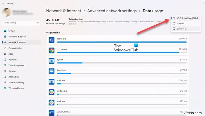 How to Limit and Monitor Monthly Internet Data Usage on Windows 11/10