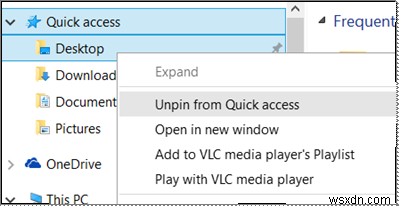 How to enable or disable Quick Access in File Explorer of Windows 11/10