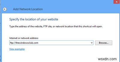 How to map or add a Network Location or Map FTP Drive in Windows 11/10