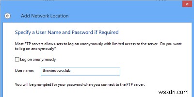 How to map or add a Network Location or Map FTP Drive in Windows 11/10