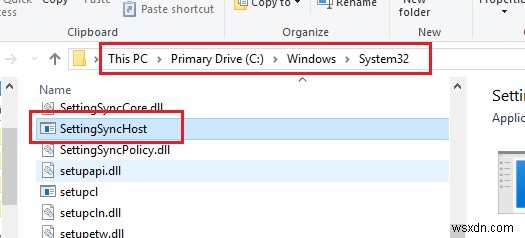 Host process for Setting Synchronization SettingSyncHost.exe High CPU usage